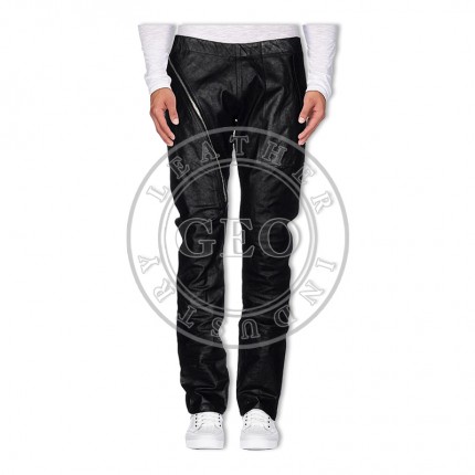 Inexpensive Fashion Leather Pants For Gents